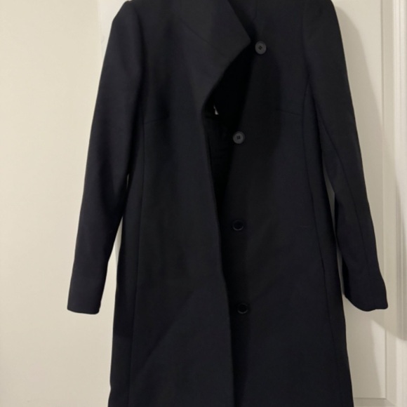 REISS Women’s Wool Blend Mid Length Coat NWT - Picture 6 of 7